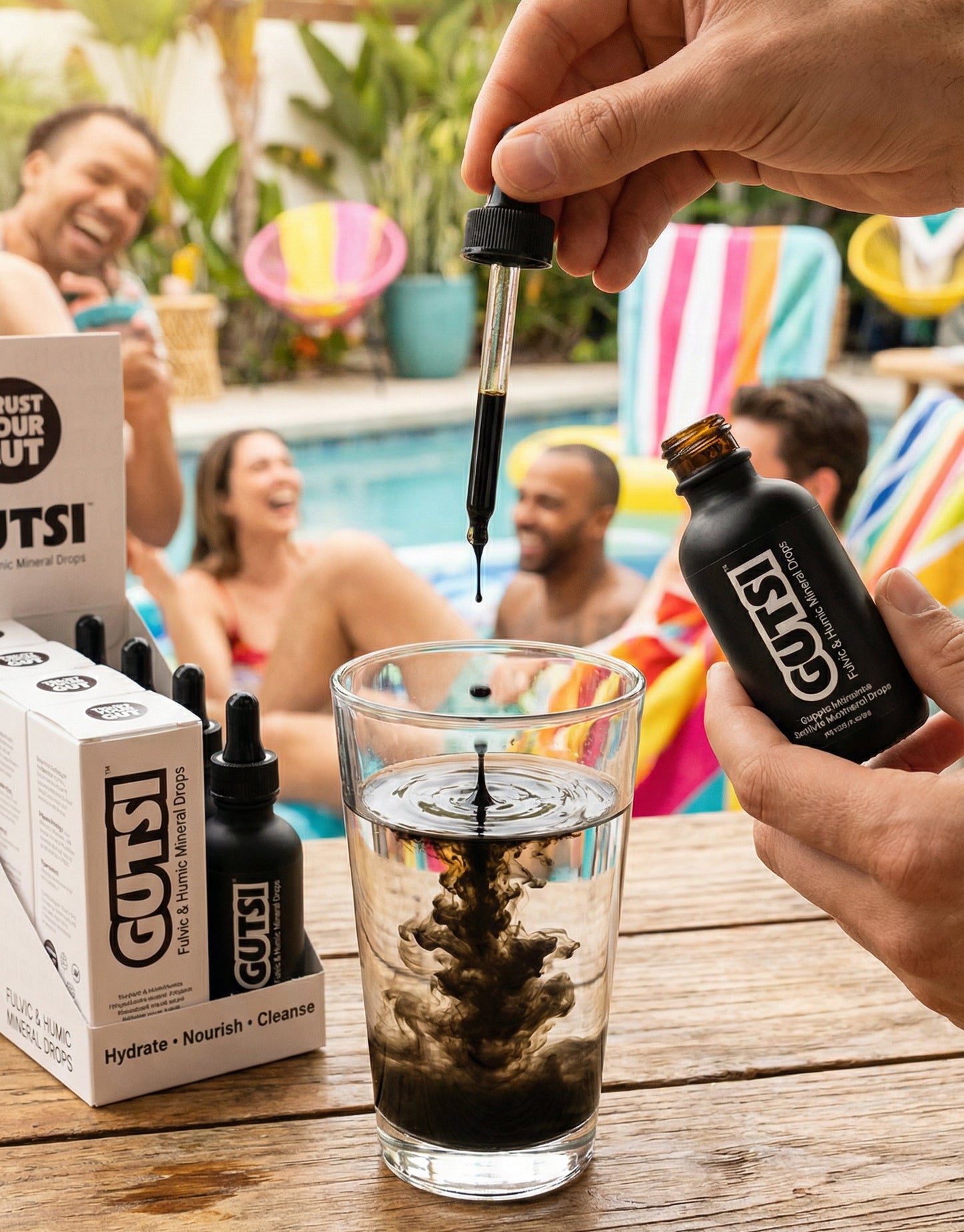 GUTSI Drops Lifestyle Shot Pool