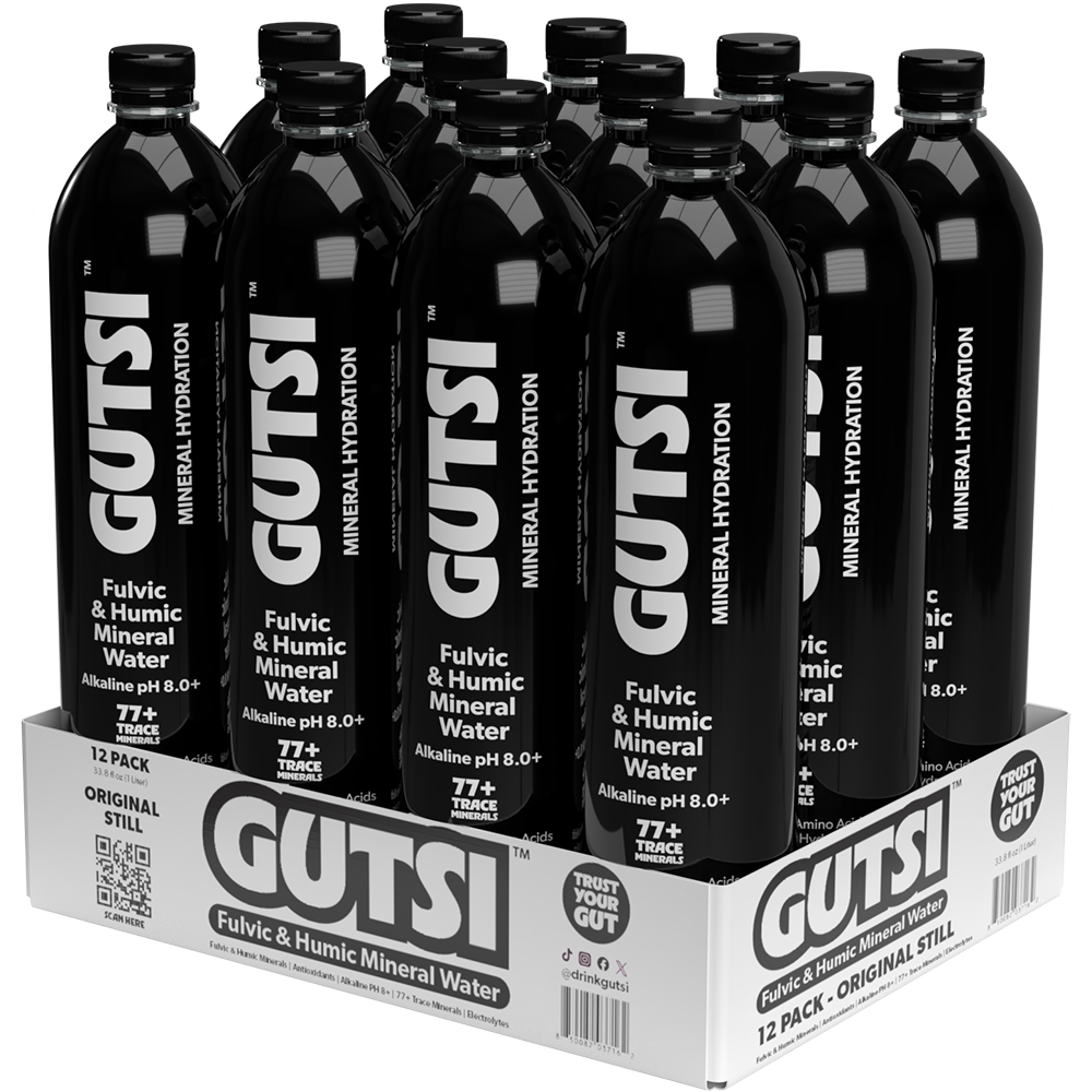 GUTSI Original Mineral-Infused Water – 12 Pack (1 Liter)