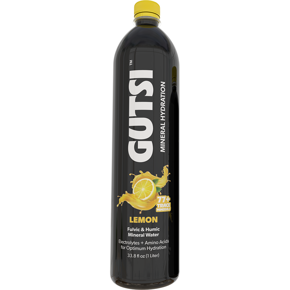 GUTSI Lemon Mineral-Infused Water – 12 Pack (1 Liter)