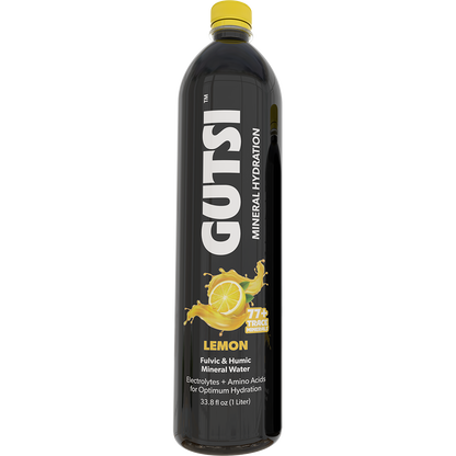 GUTSI Lemon Mineral-Infused Water – 12 Pack (1 Liter)