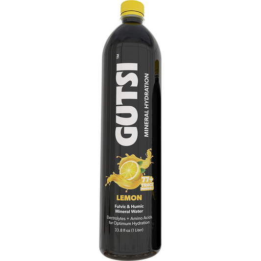 GUTSI Lemon Mineral-Infused Water – 12 Pack (1 Liter)