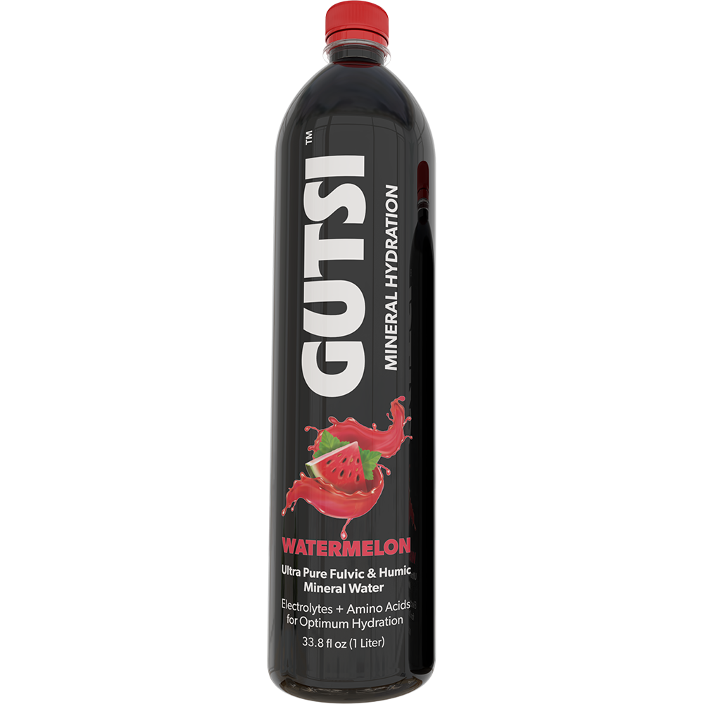 GUTSI Watermelon Mineral-Infused Water – 12 Pack (1 Liter)