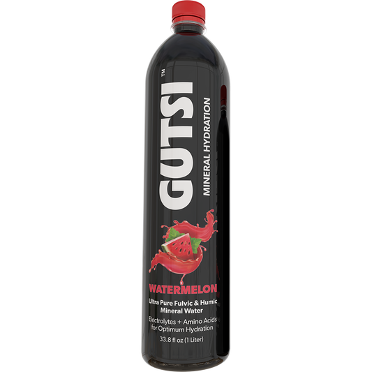 GUTSI Watermelon Mineral-Infused Water – 12 Pack (1 Liter)