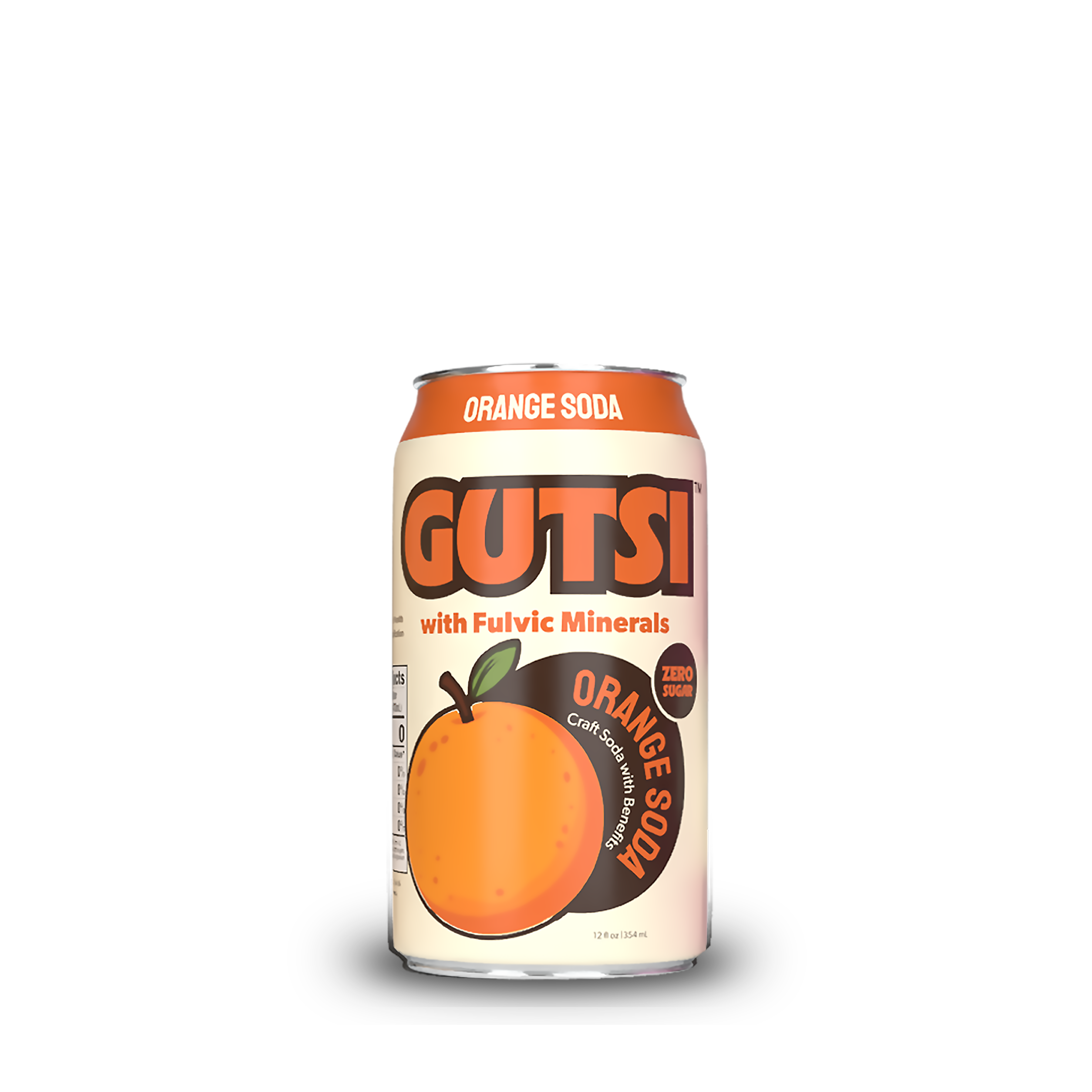 GUTSI Craft Soda — Orange (12 oz Can)