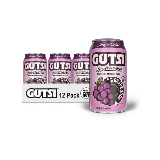 Refresco artesanal GUTSI — Uva (lata de 355 ml)