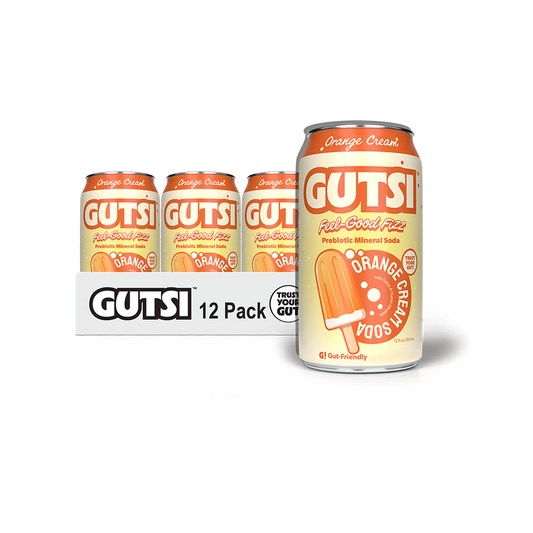 Soda artesanal GUTSI - Naranja (lata de 12 oz)