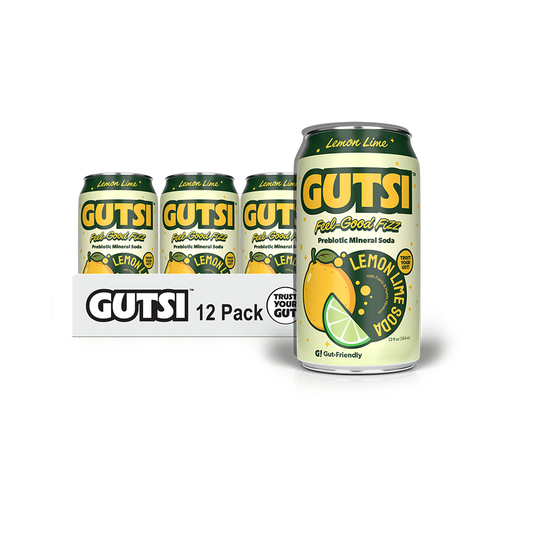 Refresco artesanal GUTSI — Limón y lima (lata de 355 ml)