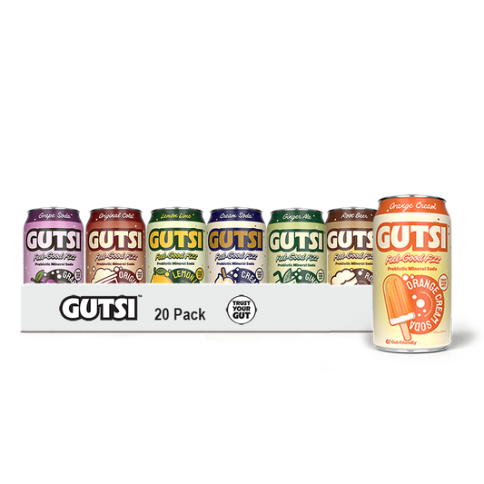 Soda artesanal GUTSI - Naranja (lata de 12 oz)