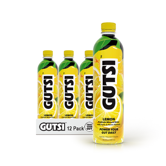 GUTSI Limón — Agua mineral sin gas (16,9 onzas líquidas)