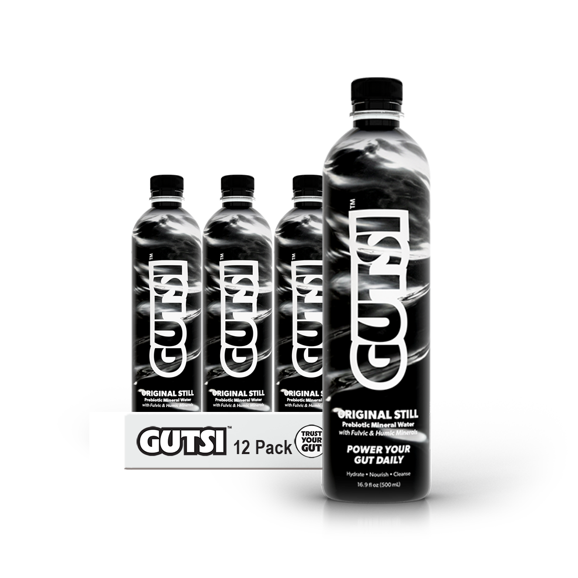 GUTSI Original — Still Mineral Infused Water 12 Pack (16.9 Fl. oz.)