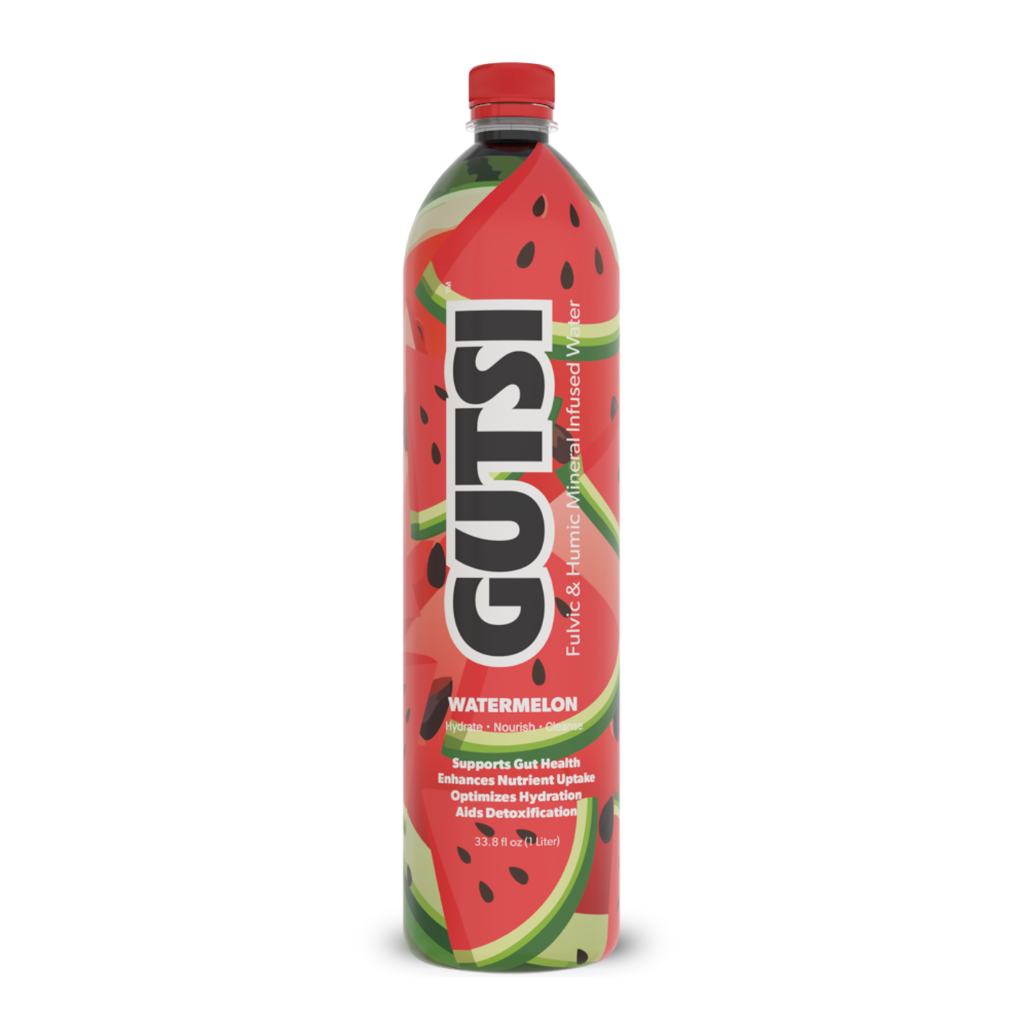 GUTSI Watermelon — Still Mineral Infused Water (1 Liter)